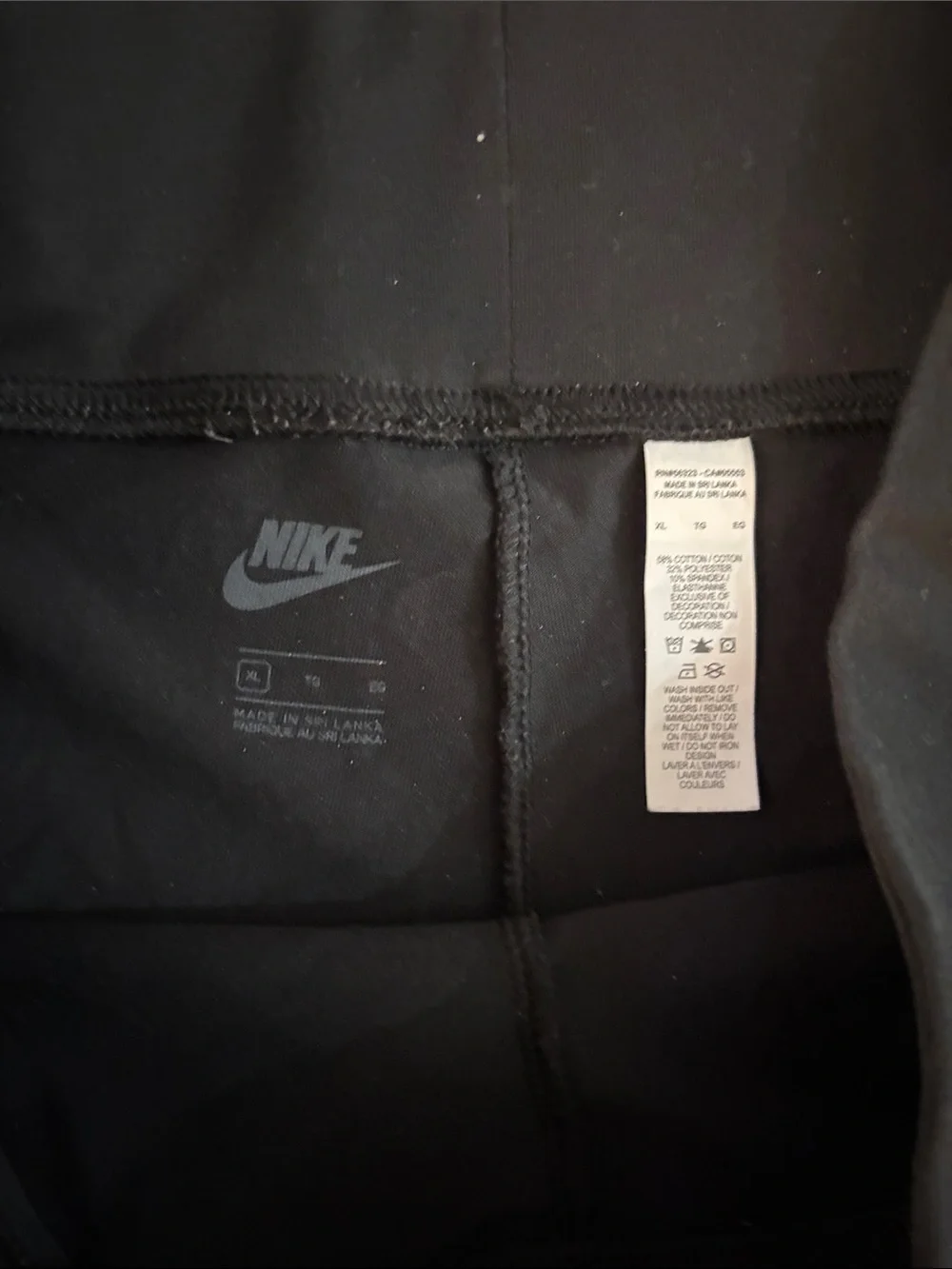 Nike Women's Black Logo Bike Shorts